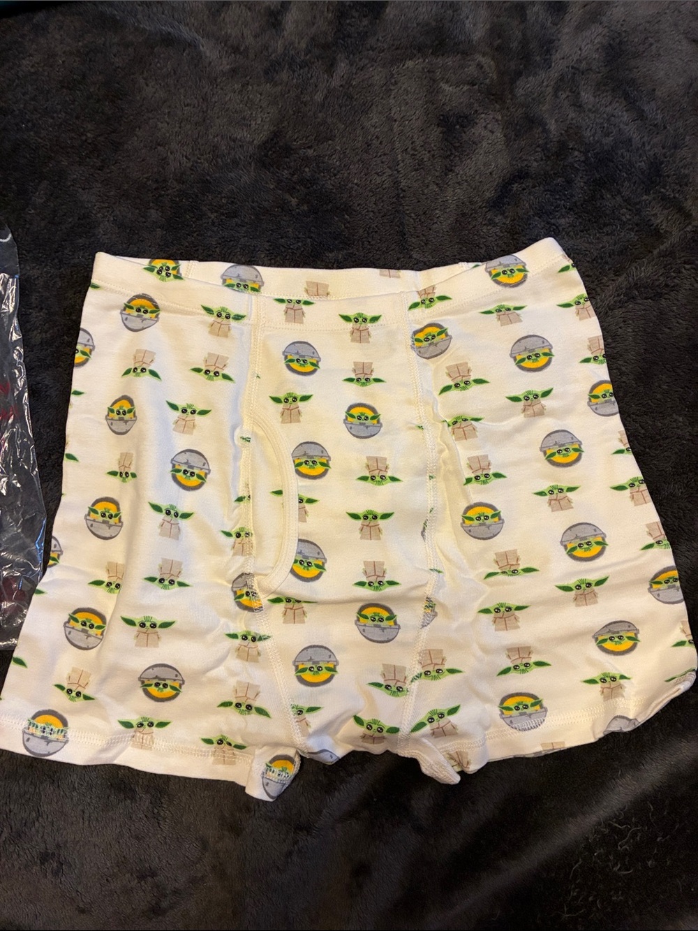 Baby Yoda Print organic Stretch Boxer briefs underwear - Hanna Andersson XL